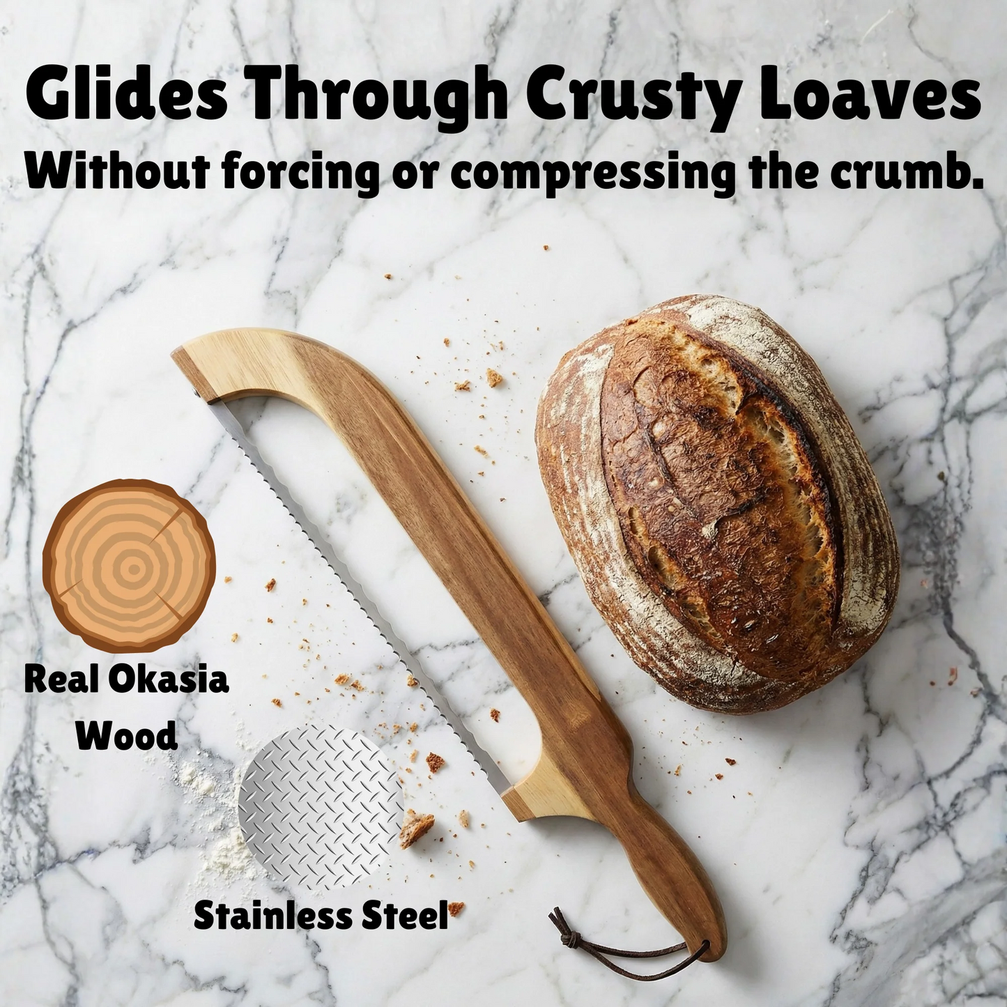 Sauerteig Brotmesser